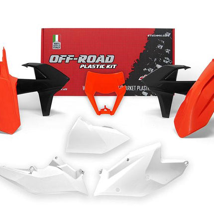 Plastic KIT/6 17-19 Exc/exc-f, OEM Colour Enduro Kit, R-KITKTM-OEM-517