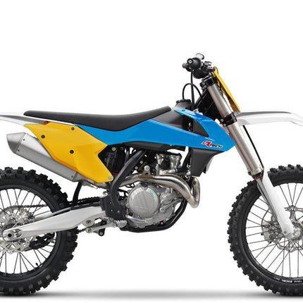 Plastic KIT/6 16-18 Sx/sx-f 70s Ltd Edition, Light Blue/yellow/white Kit, R-KITKTM-CL0-516