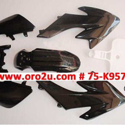 Plastic Kit CRF50 Black Hx SJ001