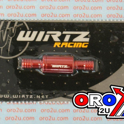 Wirtz Gas Stop Red Aluminium