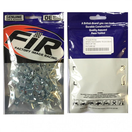 Speed Fasteners T8 2.9-3.8mm, Pack Of 100, SF6