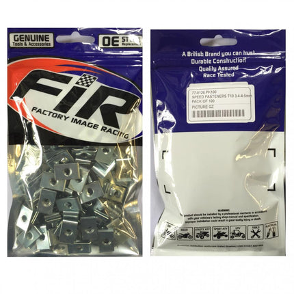 Speed Fasteners T10 3.4-4.5mm, Pack Of 100, SF7