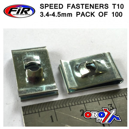 Speed Fasteners T10 3.4-4.5mm, Pack Of 100, SF7