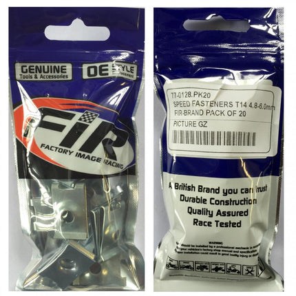 Speed Fasteners T14 4.8-6.0mm, Pack Of 20