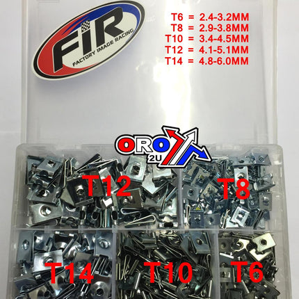 Speed Fasteners Assorted Kit, Box Of 300, AT7