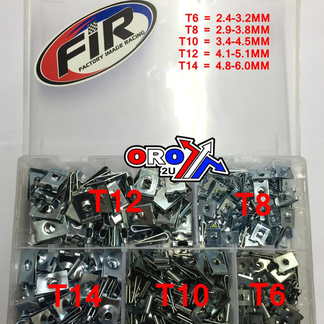 Speed Fasteners Assorted Kit, Box Of 300, AT7