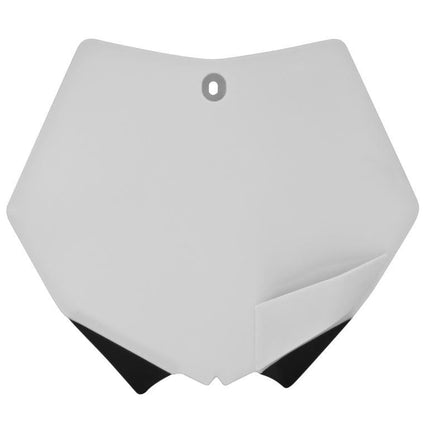 Front Plate 07-12 KTM White, Rtech R-TBKTMBN0007