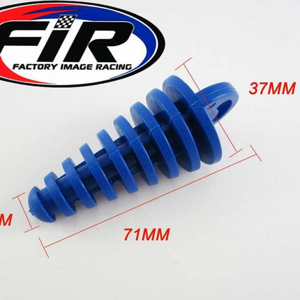 Exhaust Plug 2 Stroke - Blue Silicone