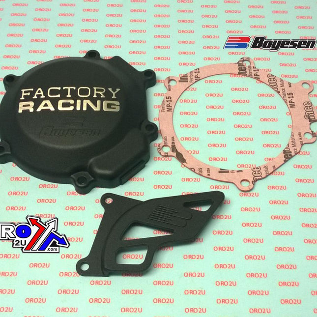 Ignition Cover Kawasaki 1990-25 KX80, KX85, KX100, KX112, Boyesen SC-10AB