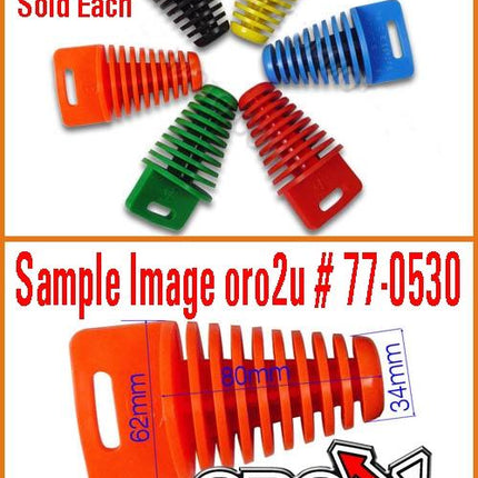 Exhaust Plug 34-62mm Yellow EHB009L-YELLOW