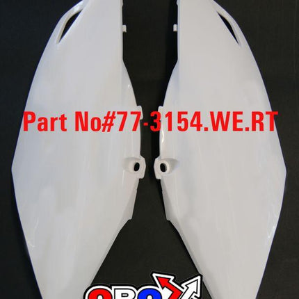 Sidepanels 13-16 CRF450 White, Rtech R-FICRFBN0013