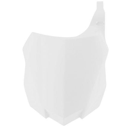 Front Plate 13-15 KXF250/450, White Rtech R-TBKXFBN0013