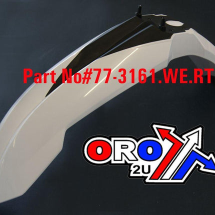 13-16 KTM85 Front Fender White, Rtech R-PAKTMBN0985