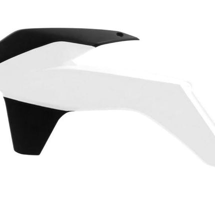 Rad Scoops 13-15 KTM Sx/sxf, White/black Rtech, R-CVKTMBNNR13