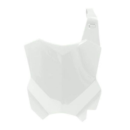 Front Plate 2016-25 KX450F, White Race Tech R-TBKXFBN0016
