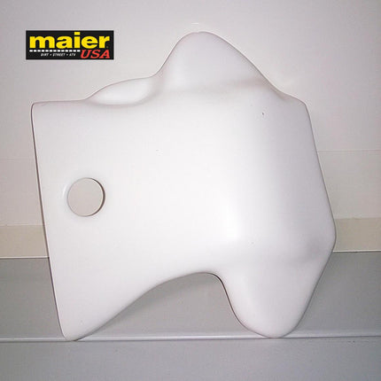 Skidplate Enduro Plastic White, MA63017-189-94 KDX200