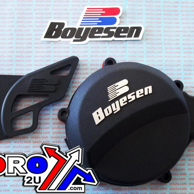 Ignition Cover 06-24 KX65, Boyesen SC-10DB, Black