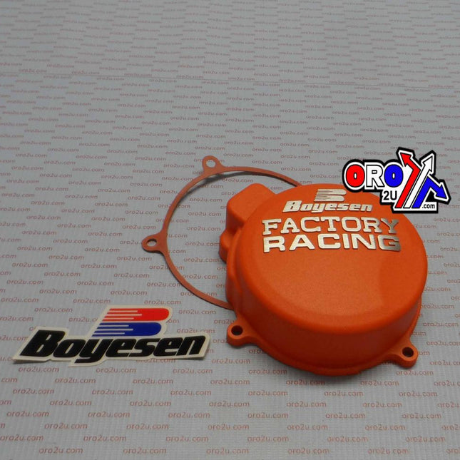 Ignition Cover 03-16 SX250, 04-06 EXC/XC250 Ignition Cover, Boyesen SC-42O Orange
