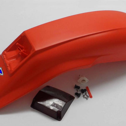 ENDURO REAR FENDER ORANGE, Universal fitting