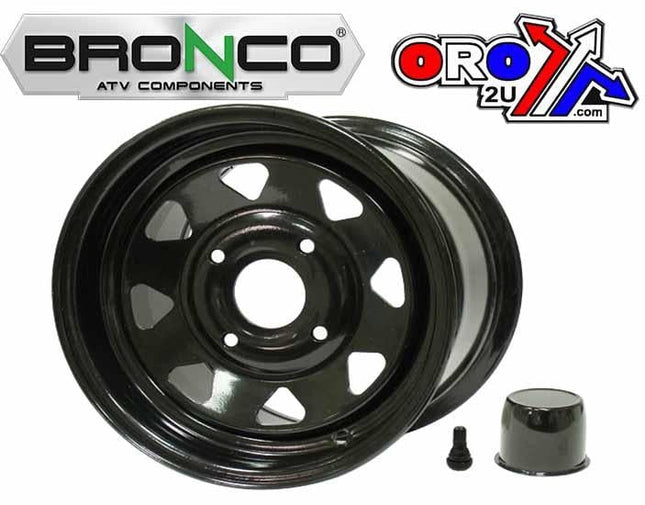 Rim Steel WHEEL.12x7, 4/110, Bronco AC-06344BK Offset 2+5