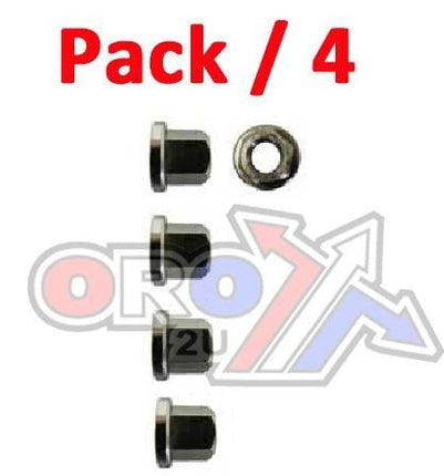 Lug Nut M10x1.25x15 Flat Base 121410368
