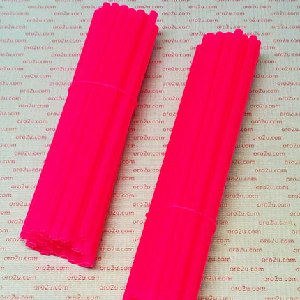 Spoke Skin Set 8.5 & 7.5 Pink, SS-101, 76 Pcs, Pink