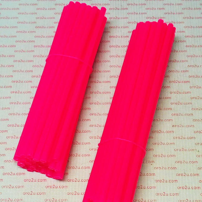 Spoke Skin Set 8.5 & 7.5 Pink, SS-101, 76 Pcs, Pink