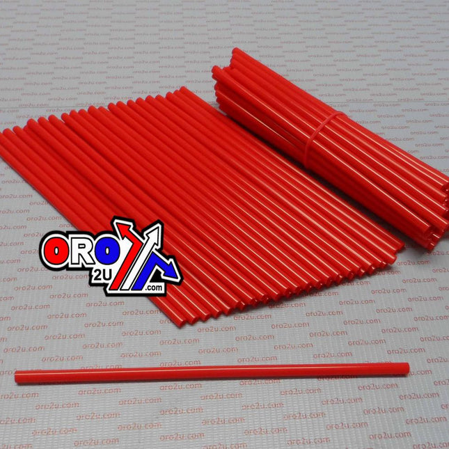 Spoke Skin Set 8.5 & 7.5 Red, SS-101, 76 Pcs, Red