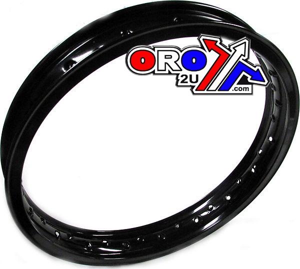 Rim 160 x 21 36H Mtx Moto Alloy Rim Black
