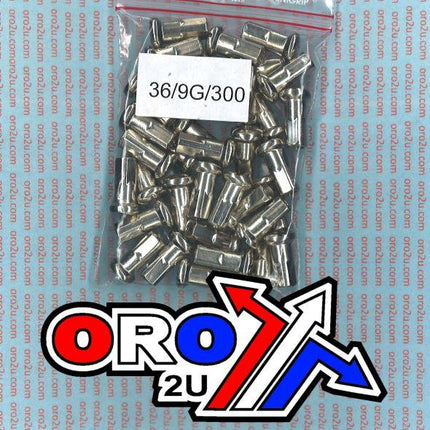 Spoke Nipples 9G/300 Silver