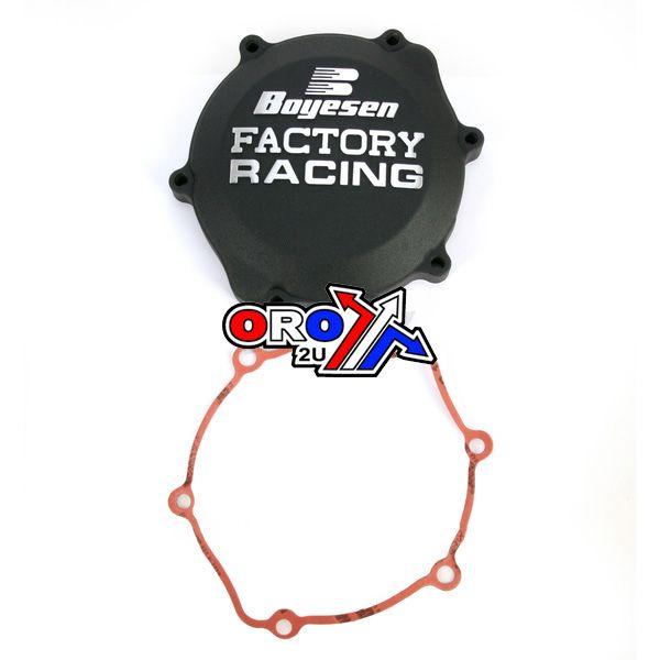 Clutch Cover 03-25 YZ85 Black, Boyesen CC-30B Yamaha MX