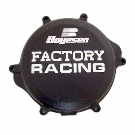 Clutch Cover 98-08 RM125 Blk, Boyesen CC-21AB Black