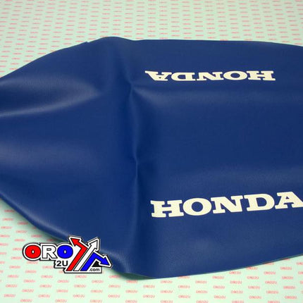 89-91 CRM250 Honda Seat Cover, Smooth Blue