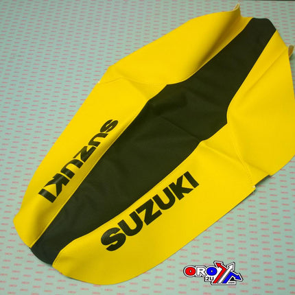 93-95 RM125/250 2-TONE Cover, Suzuki Black / Yellow Seat