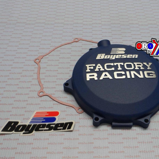 Clutch Cover 06-15 KX450F, Boyesen CC-18L Blue