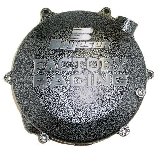 Clutch Cover 05-07 RMZ450, Boyesen CC-26 Silver/black
