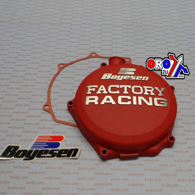 Clutch Cover 07-24 RM-Z 250, Boyesen CC-27R Red