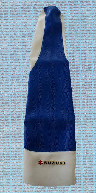 Seat Cover 03-08 LTZ400 Suzuki, ATV Seat Cover Blue / White