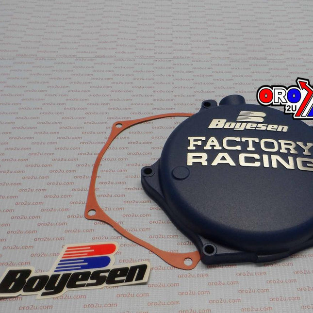 Clutch Cover 09-20 KX250F, Boyesen CC-17AL Blue