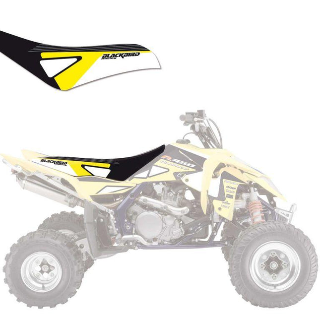 06-09 LTR450 Graphic Blackbird, Blackbird Seat Cover