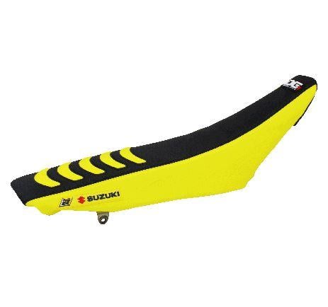 08-17 RMZ450 Double Grip 3, Blackbird Seat Cover 1330H