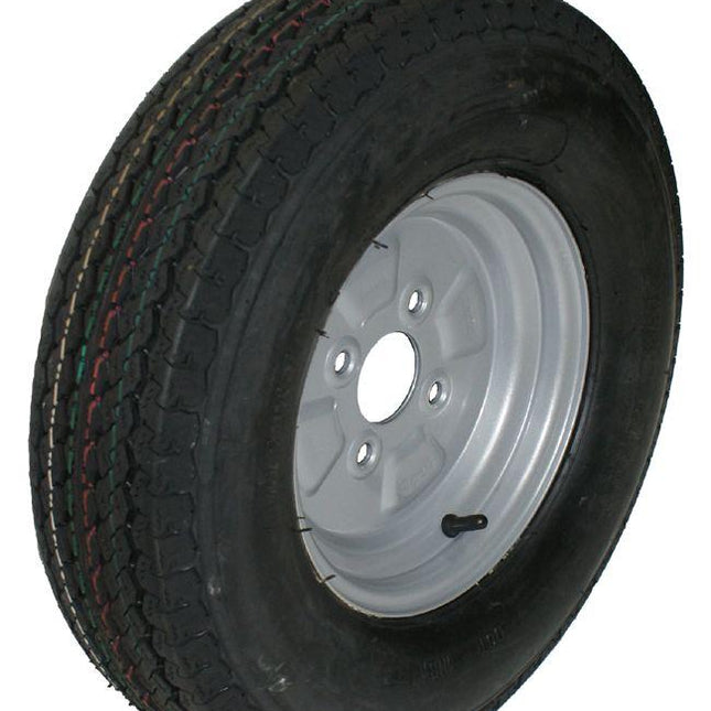 Trailer Tyre 5.00/5.00-10 +Rim, 60mm Bore / Each / Wheel