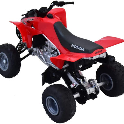 Model Die Cast Honda Hrc Trx 450R, Red And Black, Scale 1:12, Newray 57093A