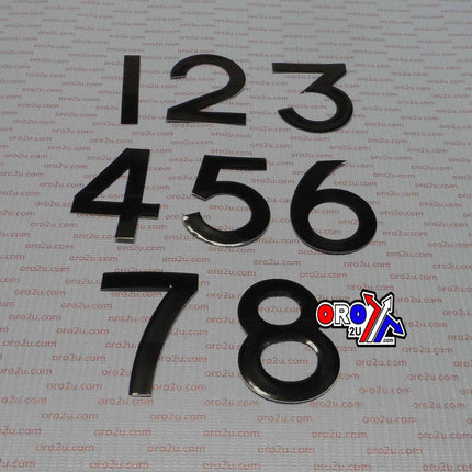 Number Plate Digits Big 1 Each