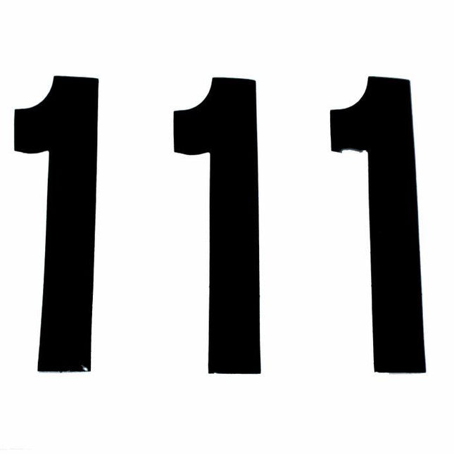 1, Black 6 Thick PACK/3