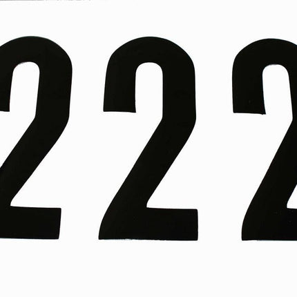 2, Black 6 Thick PACK/3