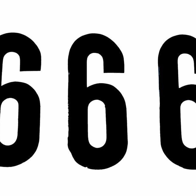 6 Thick Black 8 [x3]