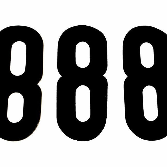 8 Thick Black 8 [x3]