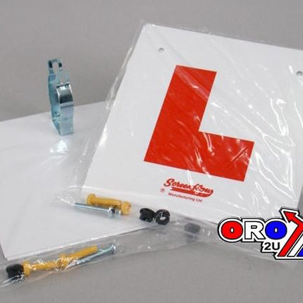L Plate Clip & Bolt -pair