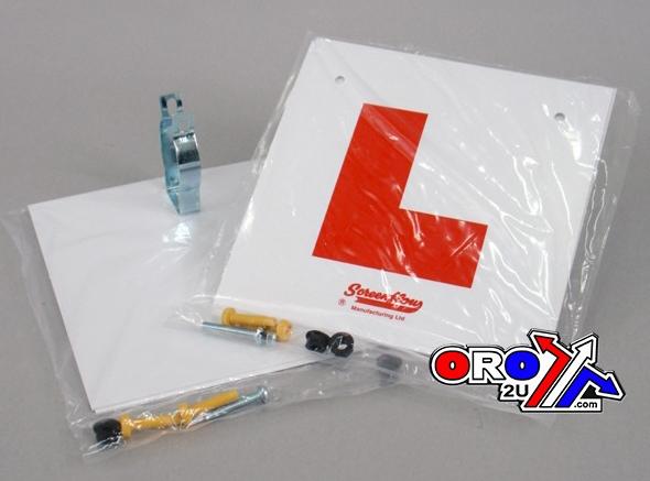 L Plate Clip & Bolt -pair